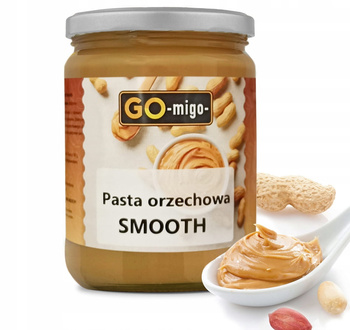 Żż7 Krem orzechowy arachidowy smooth (900g) - MIGO