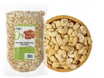 Orzechy nerkowca POŁÓWKI (500g) - MIGOgroup