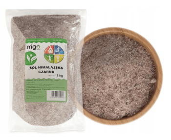 Sól himalajska czarna (Kala Namak) 1 kg- MIGOgroup